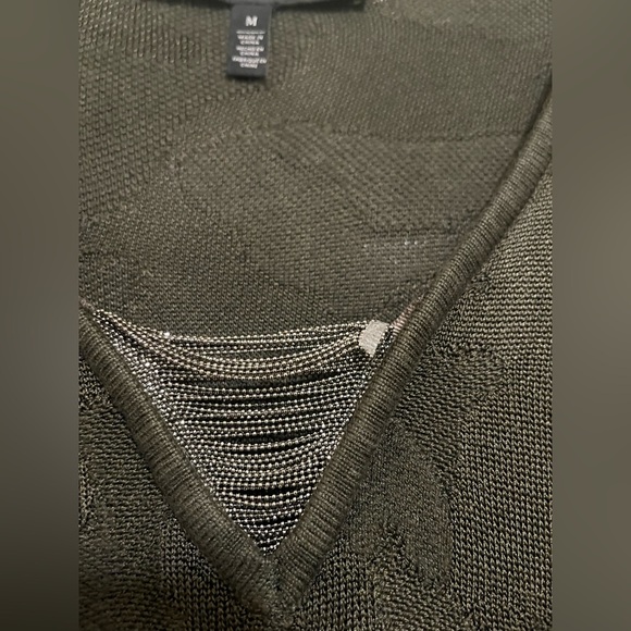 WHBM V-Neck Camouflage Sweater - Picture 5 of 6